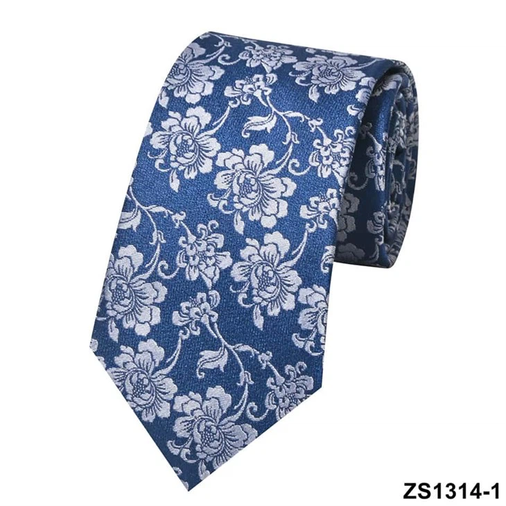 YiLi เนคไทโพลีเอสเตอร์ดอกไม้แบบกำหนดเอง - เน็คไท Jacquard ทอสำหรับเครื่องประดับสำหรับผู้ชาย