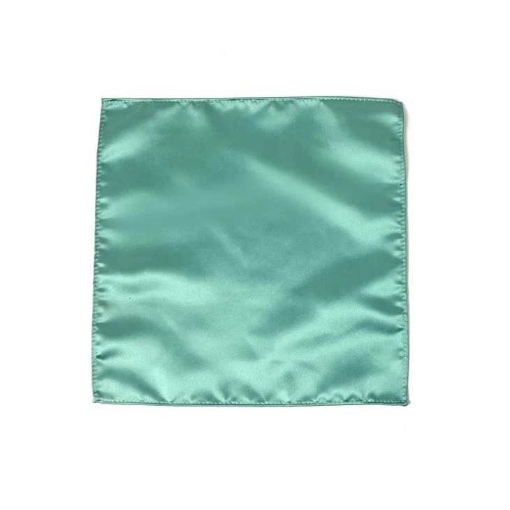 YiLi Mint Green Yarn-dyed Jacquard Pocket Square
