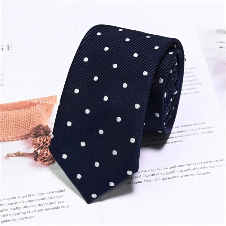คลาสสิก Dot Designs Men Silk Ties